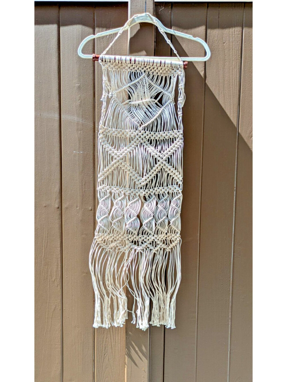 Vintage MACRAME Large Wall Hanging Boho Home Decoration Collectible Decor 1970's